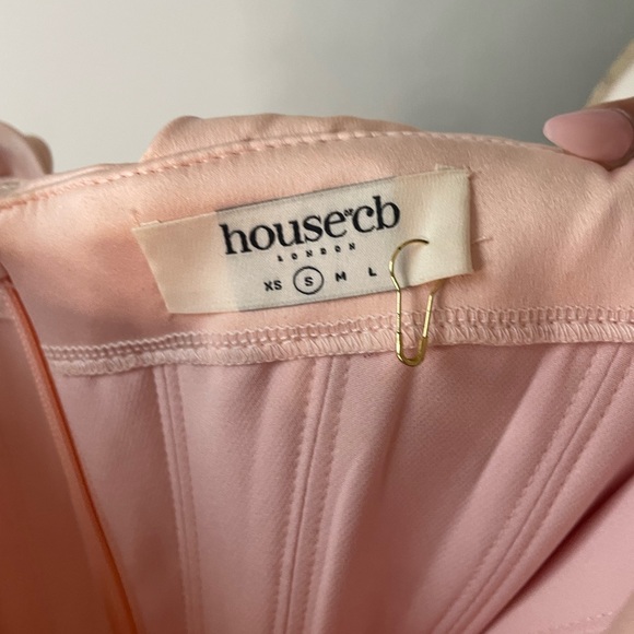 House of Cb Coraline Dress in Light Pink Small - Picture 3 of 3